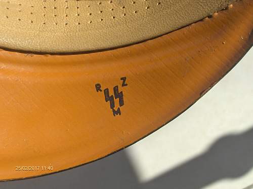 SS Algemeine NCO visor cap