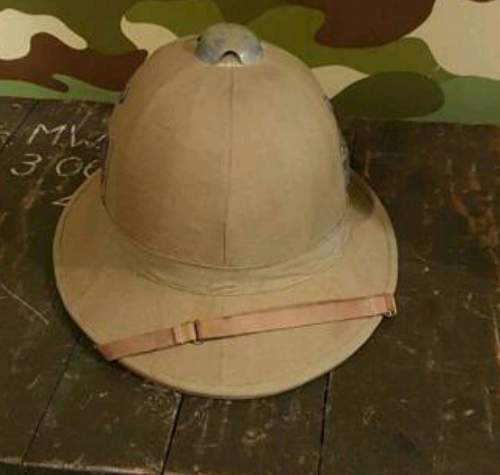 Italian German cloth Pith Helmet