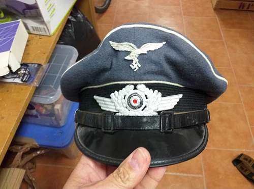 Hermann Göring division cap not sure original