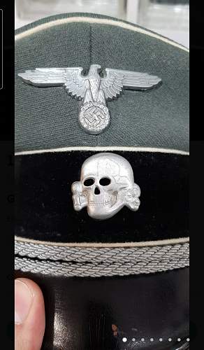 Waffen SS visor cap