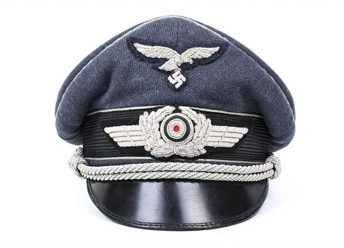 Luftwaffe officer Schirmmütze