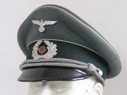 Heer Officer Visor Cap