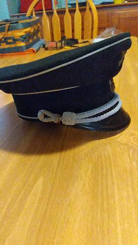 SS Officers Visor Cap