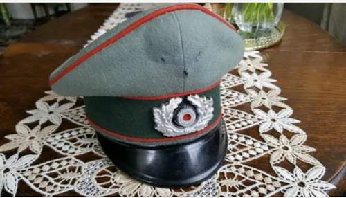 Wehrmacht Artillery Officers Cap