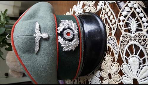 Wehrmacht Artillery Officers Cap