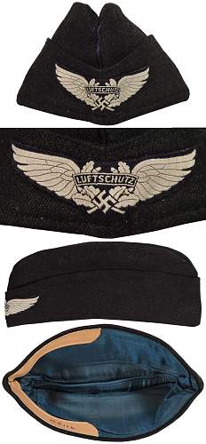 Luftschutz overseas cap
