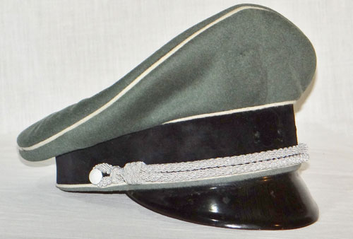 SS Kleiderkasse officer visor without insignia