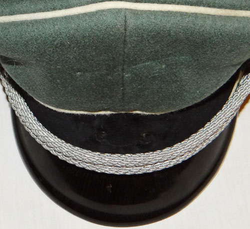 SS Kleiderkasse officer visor without insignia