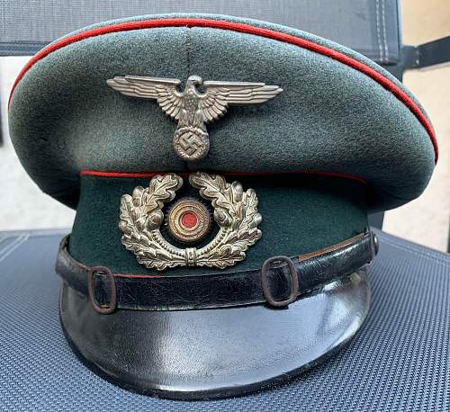 wehrmacht cap with waffen ss eagle