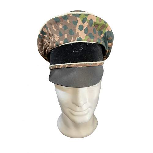 Waffen SS round cap in camouflage