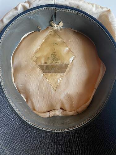 Need Help！Kriegsmarine white visor cap of officer Original or Post war？