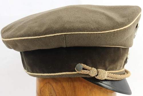 frankenstein SS visor cap 'deutsche wertarbeit'