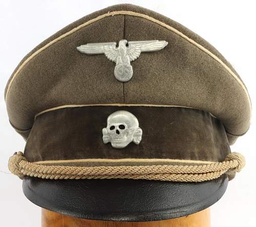 frankenstein SS visor cap 'deutsche wertarbeit'