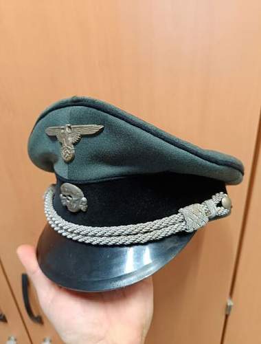 Waffen SS visor original?