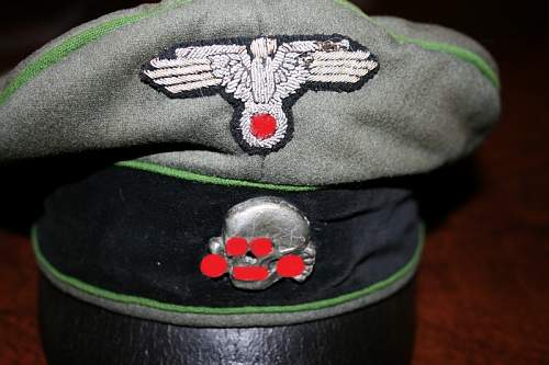 Waffen SS visor authentic or not?