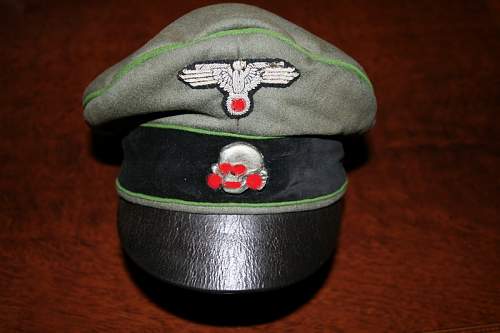 Waffen SS visor authentic or not?