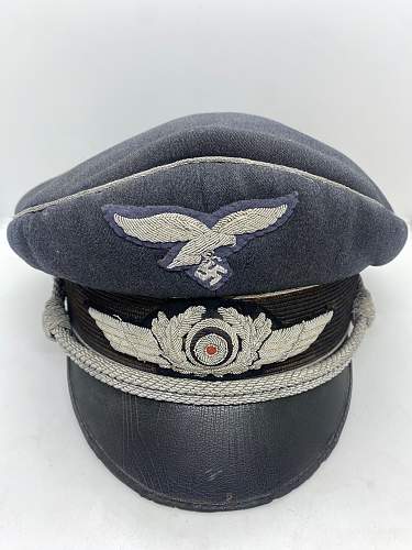 Luftwaffe officer's visor cap