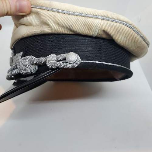 Luftwaffe Summer White top Officers Cap