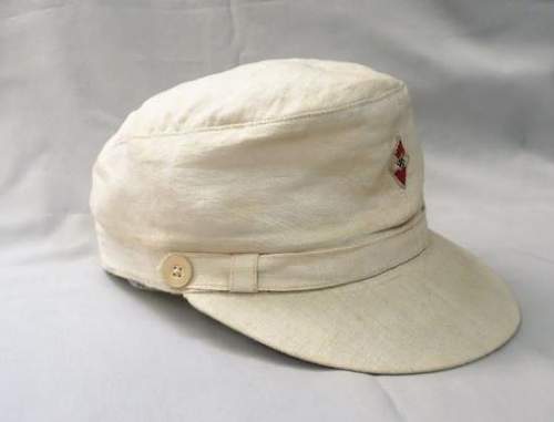 White HJ cap