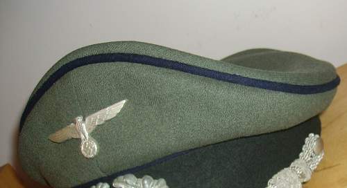 Private purchase medical NCO cap for rank of Unterarzt