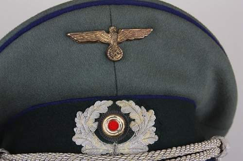 Opinions needed on Wehrmacht Heer - Schirmmütze für Sanitätsoffiziere (visor cap for medical officers)