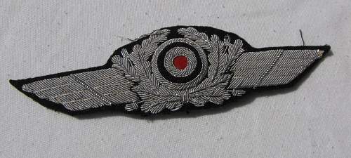 Luftwaffe Officers schirmutze cap cockade insignia