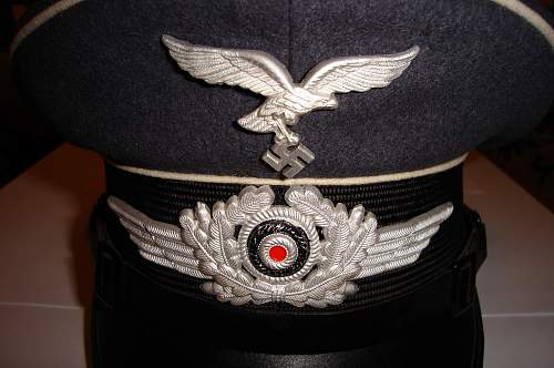 Opinions needed on Luftwaffe EM/NCO, Division Hermann Göring Schirmmütze