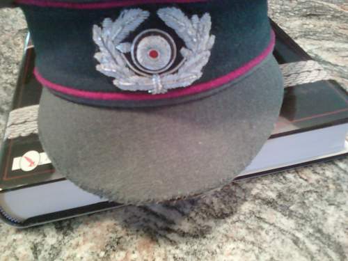 Officers hat-General staff, real or repo?