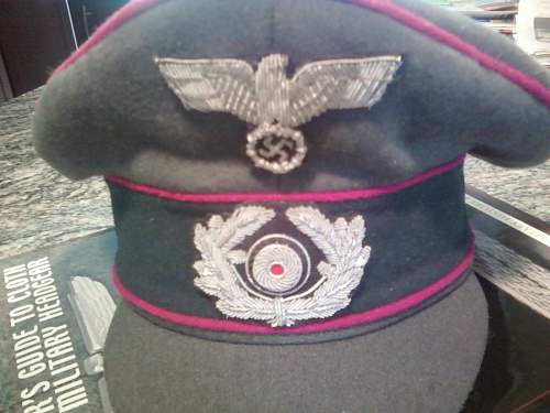 Officers hat-General staff, real or repo?