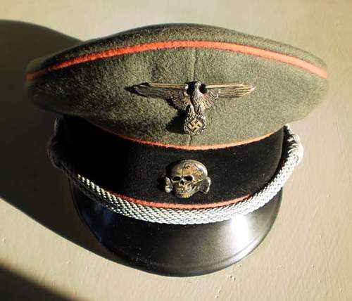SS Officers Schirmmütze