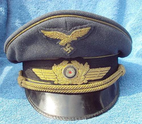 Luftwaffe Generals Visor Cap