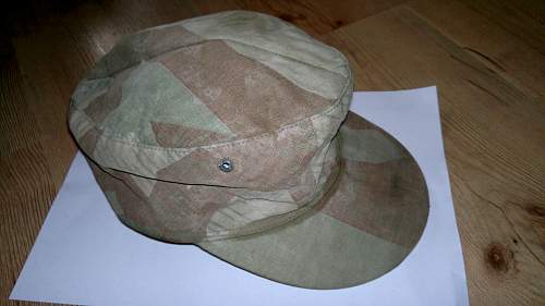 unique ww2 german cap or post war bgs/bw cap?