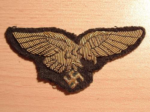 Luftwaffe Officers Schirmmutze insignia