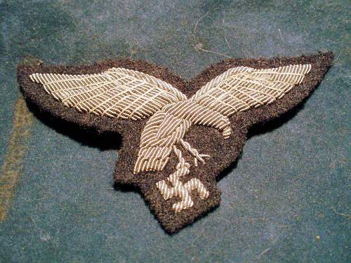 Luftwaffe Officers Schirmmutze insignia