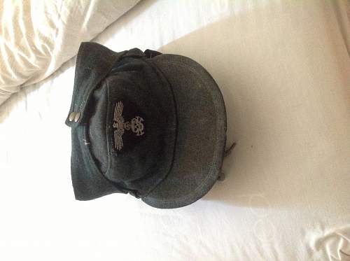 German war hat.