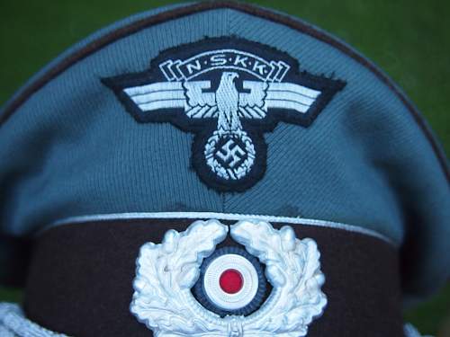 NSKK Officer visor cap