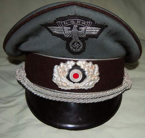 NSKK Officer visor cap