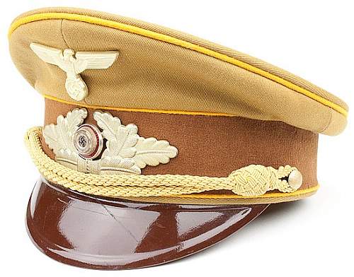 Reichsleitung visor cap