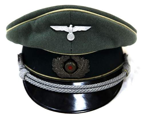 Heer infantry officer's visor