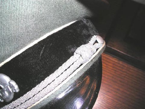 Waffen-SS Officer Visor Cap - Real ?