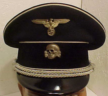 Black SS Officers schirmmütze