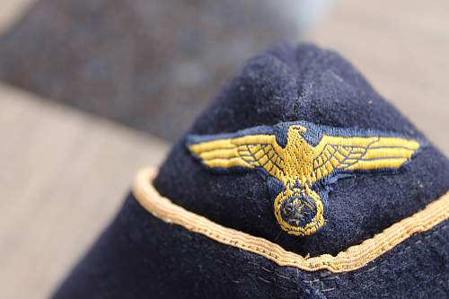 Kriegsmarine Cap Please Help to ID if real?