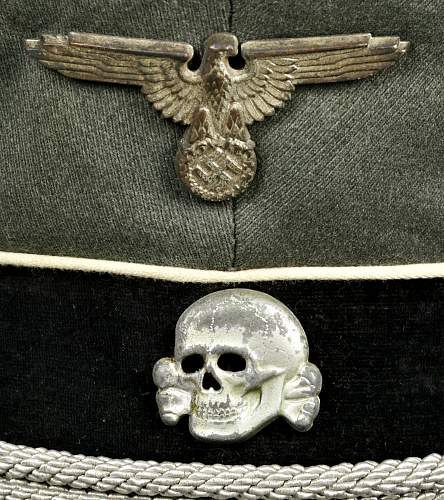 Waffen SS Officer Visor Cap?