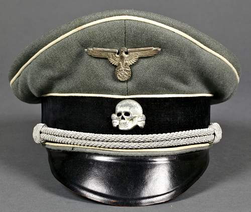 Waffen SS Officer Visor Cap?