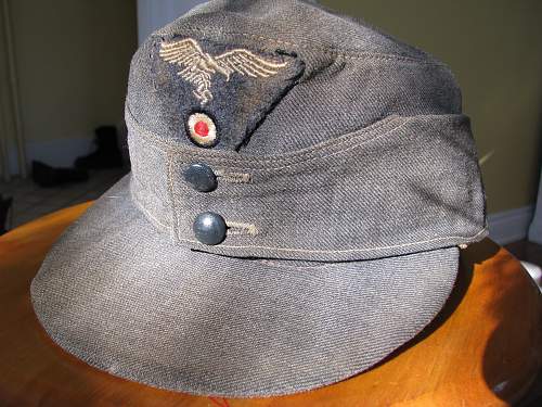 Luftwaffe M43 Cap Hermann Goring?