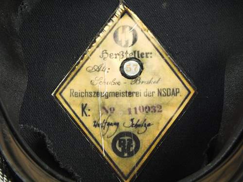Theodor Eicke club cap.  Too good to be true.