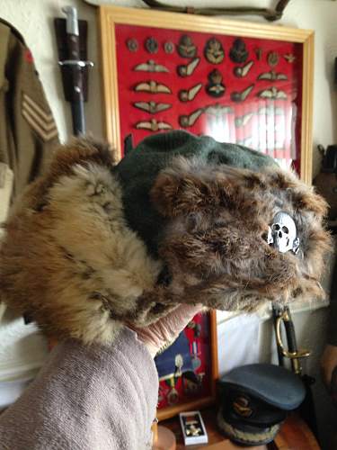 Rabbit Fur Winter Hat.