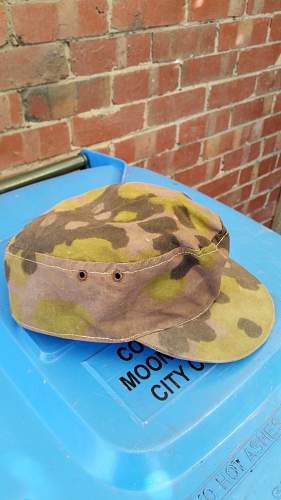 Waffen SS camo field cap authenticity.