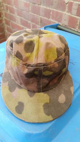 Waffen SS camo field cap authenticity.