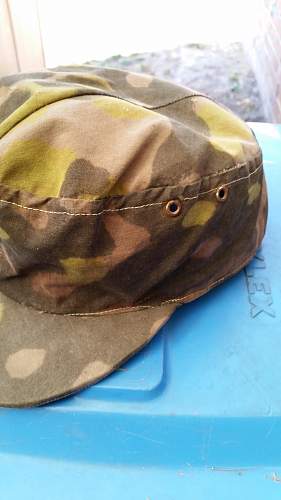 Waffen SS camo field cap authenticity.